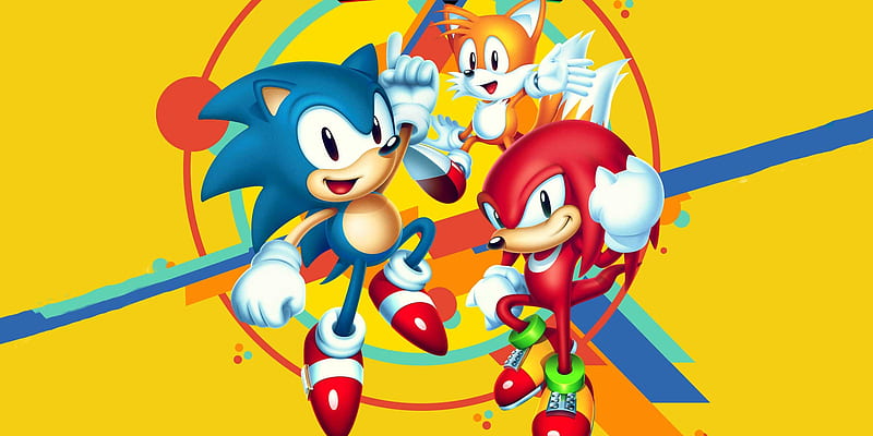 Sonic, Sonic Mania, Knuckles the Echidna, Miles 