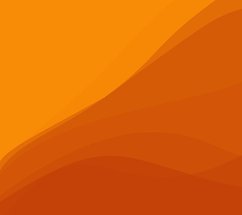 Orange Wave, abstract, futuristic, sony, xperia, HD wallpaper