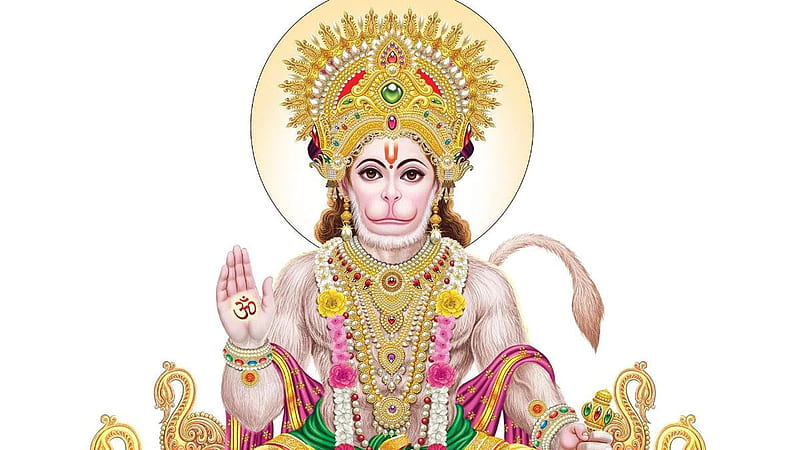 God Hanuman In White Background Hanuman, HD wallpaper | Peakpx