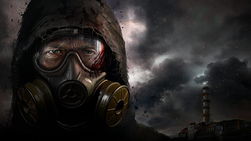 Video Game, S.T.A.L.K.E.R. 2, Chernobyl, Gas Mask, HD wallpaper