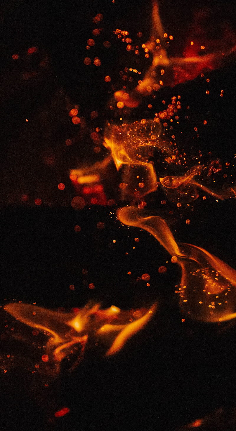 dark, fire, orange flames, samsung galaxy note 8, background, 21439, HD phone wallpaper