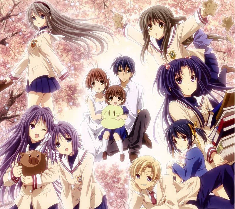 Tomoya Okazaki Nagisa Furukawa Clannad Kyou Fujibayashi Anime