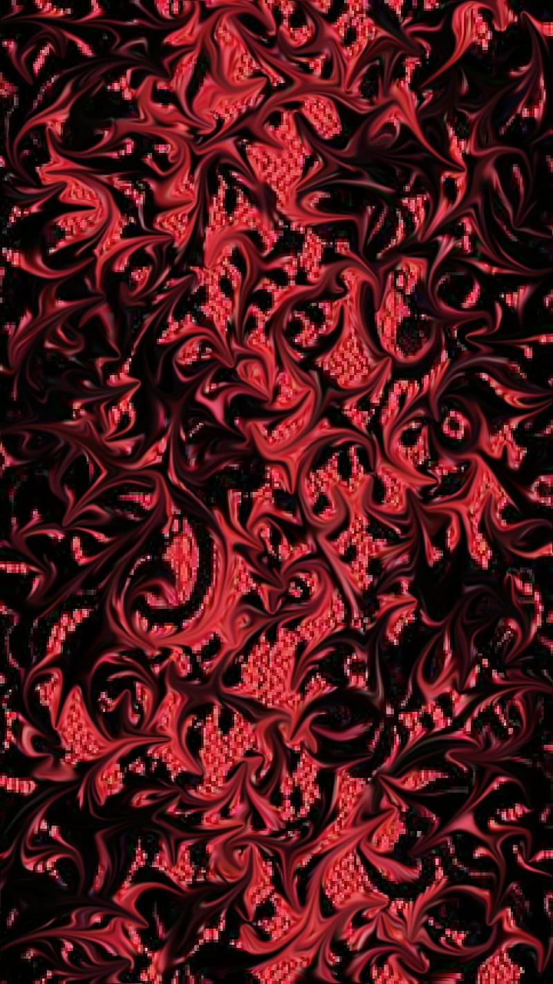 Frilly, background, black, desenho, flowing, lace, patterns, red, romance, HD phone wallpaper
