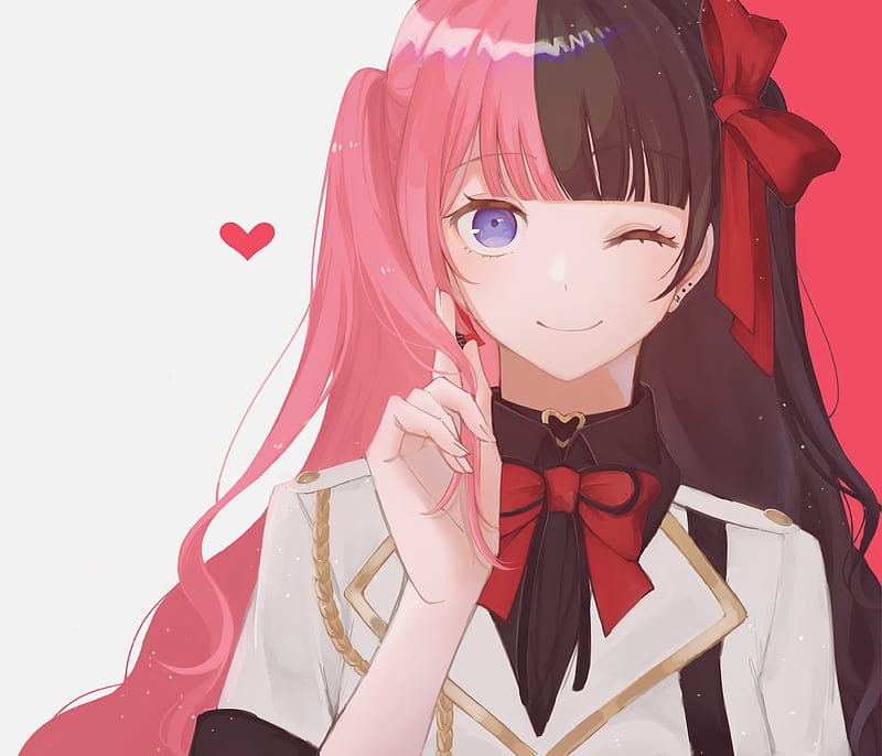 Anime, Virtual Youtuber, Iris Black Games , Tachibana Hinano , VSPO!, HD wallpaper