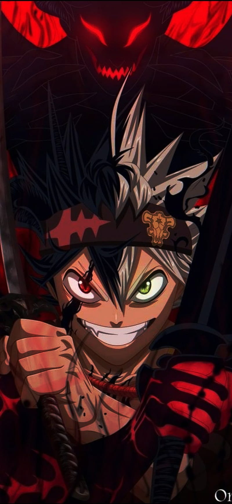 Asta, angry, anime, aweosome, badass, blackbulls, blackclover, cool, HD mobile wallpaper
