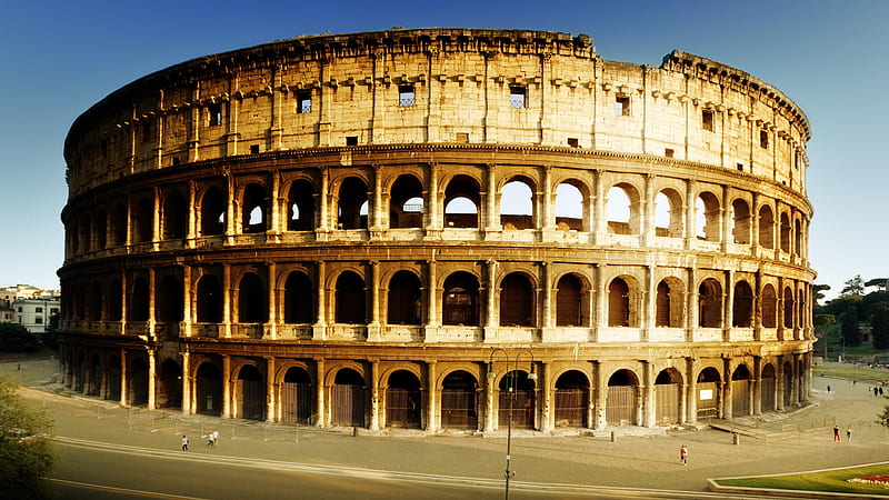 Colosseum, architecture, ancient, stadium, rome, HD wallpaper