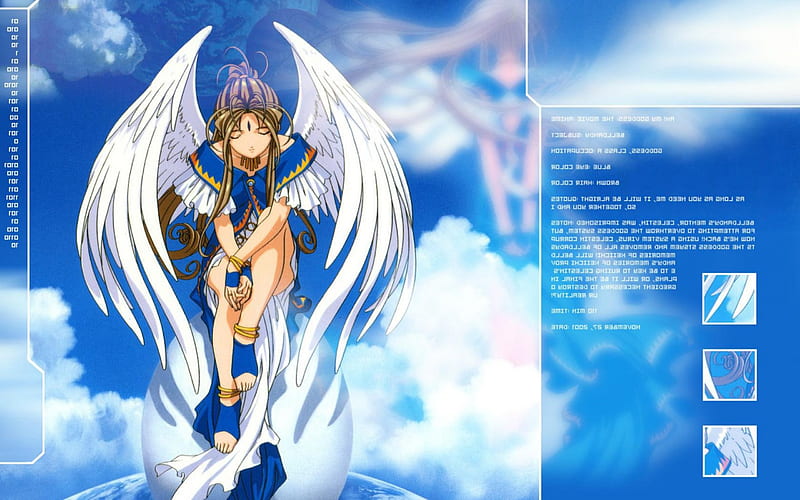 Wing, Ah My Godess, Cant think of a fourth, anime, Long Hair, HD wallpaper