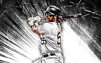  Josh Bell Pittsburgh Pirates Poster Print, Baseball Player,  Canvas Art, Real Player, Josh Bell Decor, Posters for Wall SIZE 24''x32''  (61x81 cm): Posters & Prints