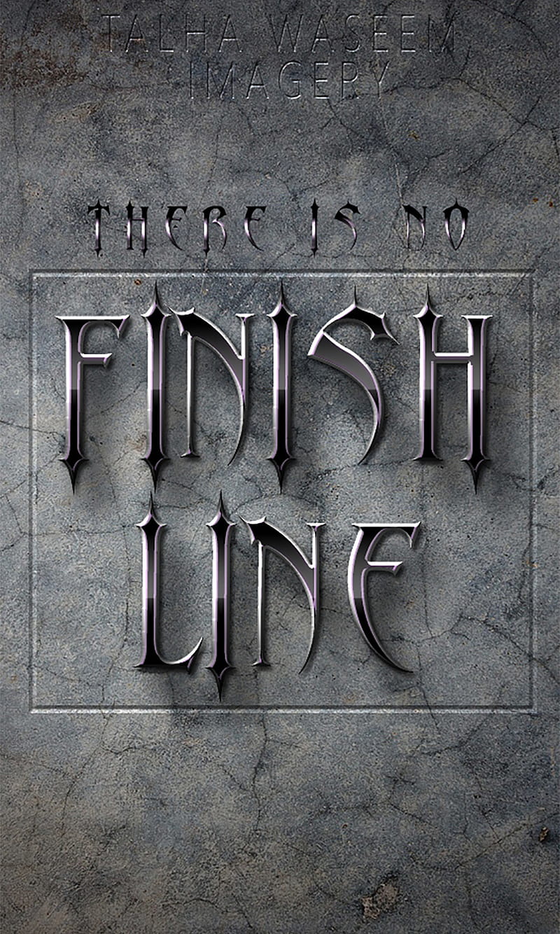 Finish Line Grey, black, fitness, fitness motivation, fitness quote, inspiration, rock, HD phone wallpaper