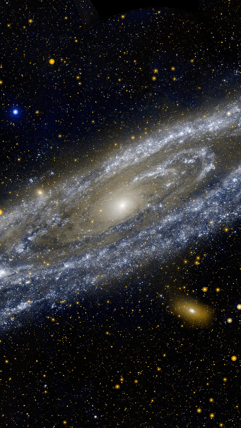 Andromeda Galaxy , stars, space, planets, HD phone wallpaper