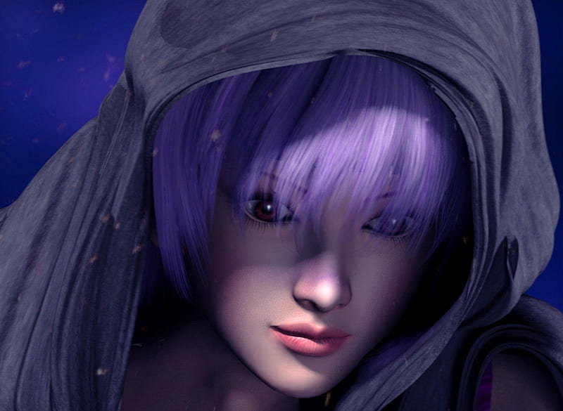 Ayane Pink Eyes Games Swords Female Doa Ninja Gaiden Fighter Purple Hair Hd Wallpaper