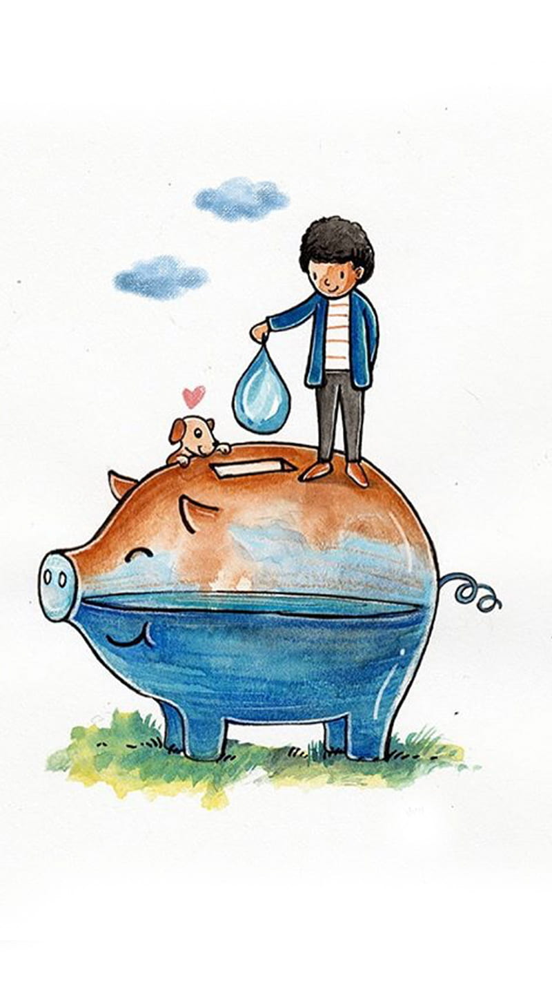 Art Save Water Created by Shreshtha Singh Cool Art India