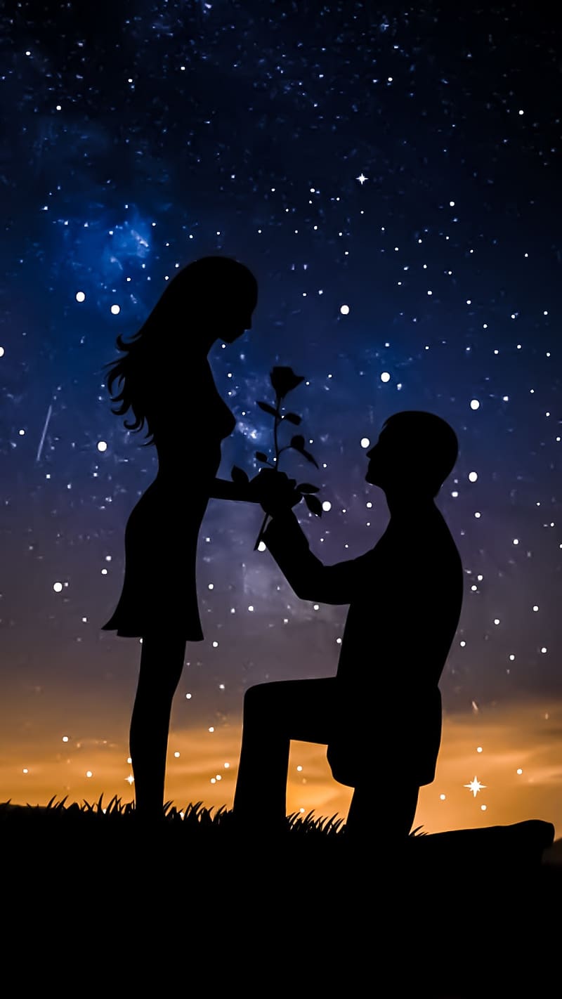 Love Wale, Boy Proposes Girl, shadow effect, care, HD phone ...