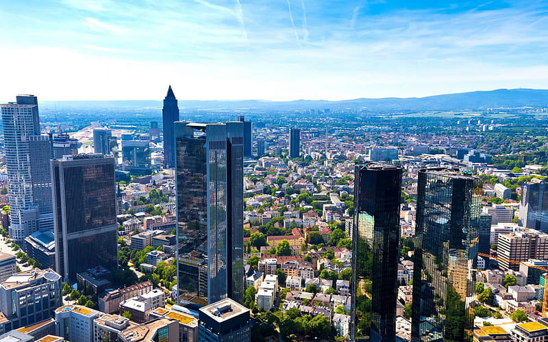 Frankfurt am main Germany-city graphy, HD wallpaper