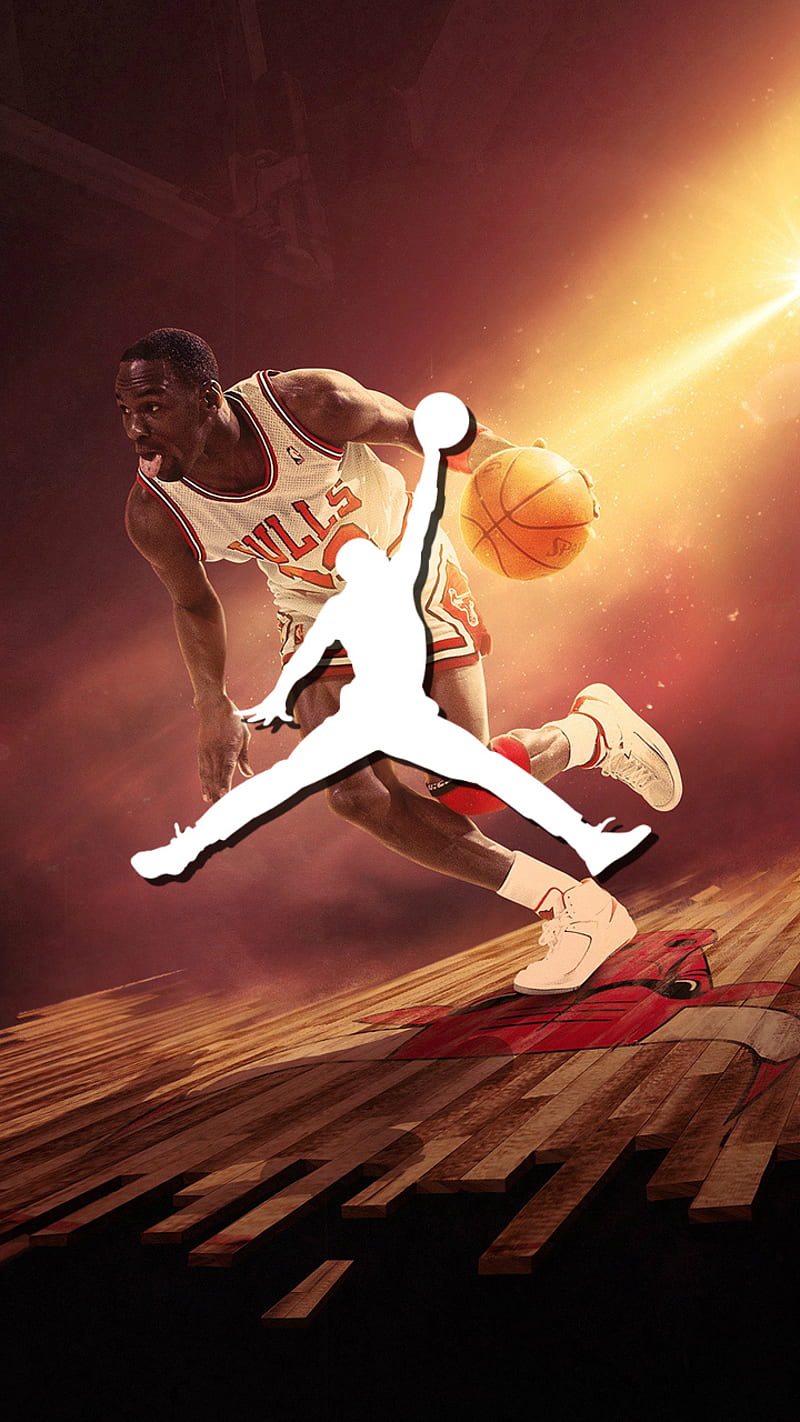 Michael Jordan, air jordan, michael jorand, nba, bulls, basket, basketball, HD phone wallpaper