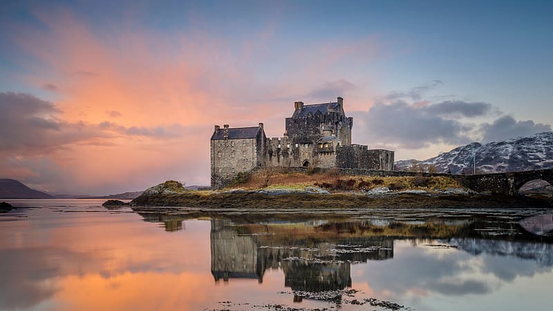 Donan Castle Island Highlands Scotland 2023 Bing, HD wallpaper