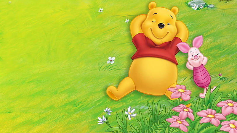 Winnie The Pooh Cartoon, HD wallpaper