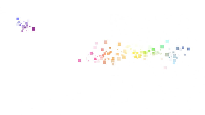Rainbow Pixel Splash, colorful, 1920x1080, colors, rainbow, pixel, 1080, abstract, splash, version of my other, bright simple, color, pixels, white, HD wallpaper