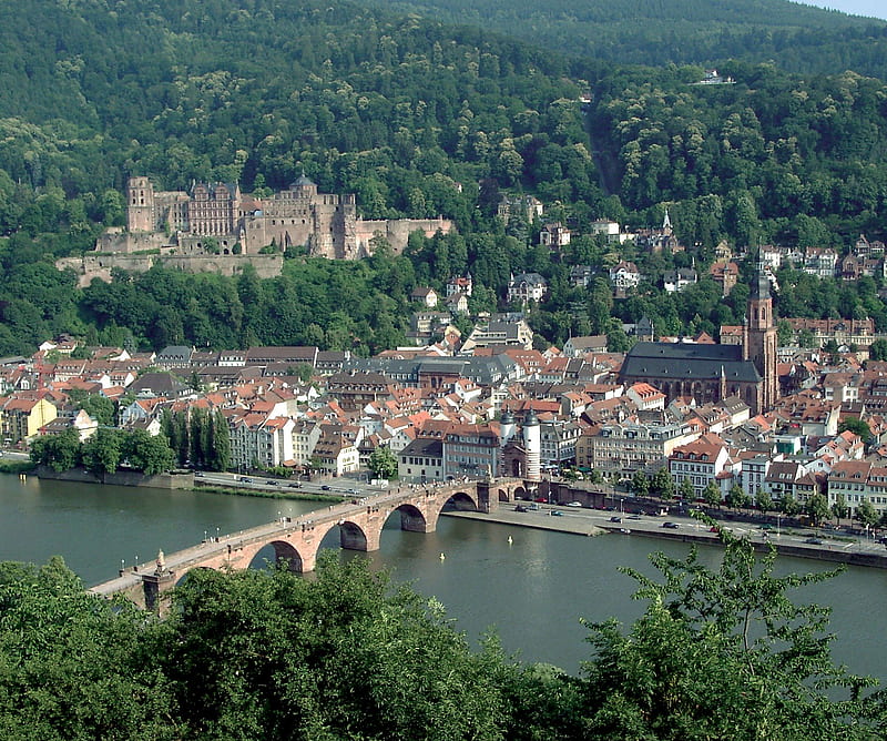 Heidelberg, castle, HD wallpaper