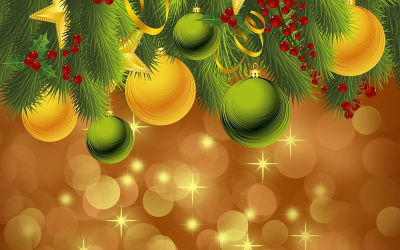 ღ.Gorgeous Gold Ornaments.ღ, blurred, pretty, wonderful, adorable ...
