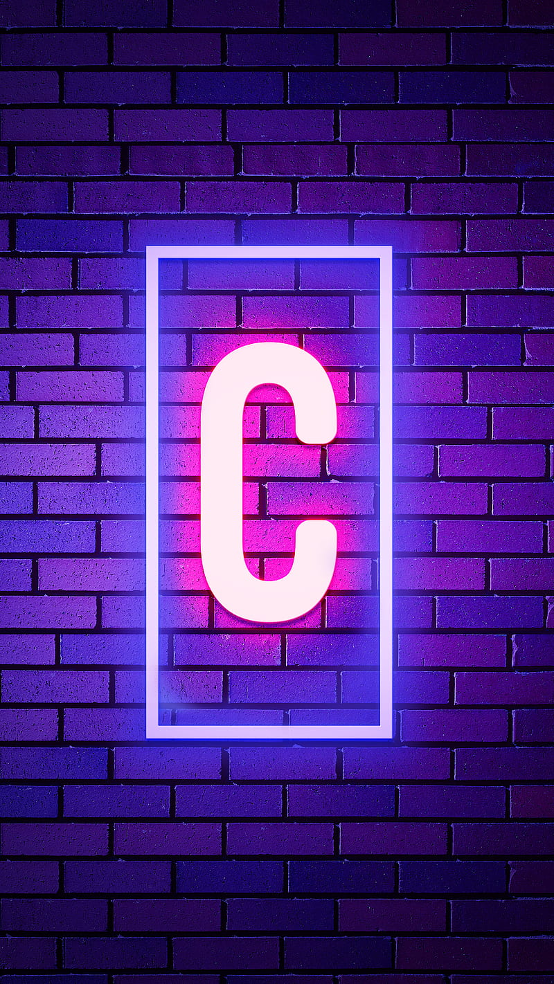 Neon C, C, C Alphabet, C Neon, Neon Light, HD phone wallpaper