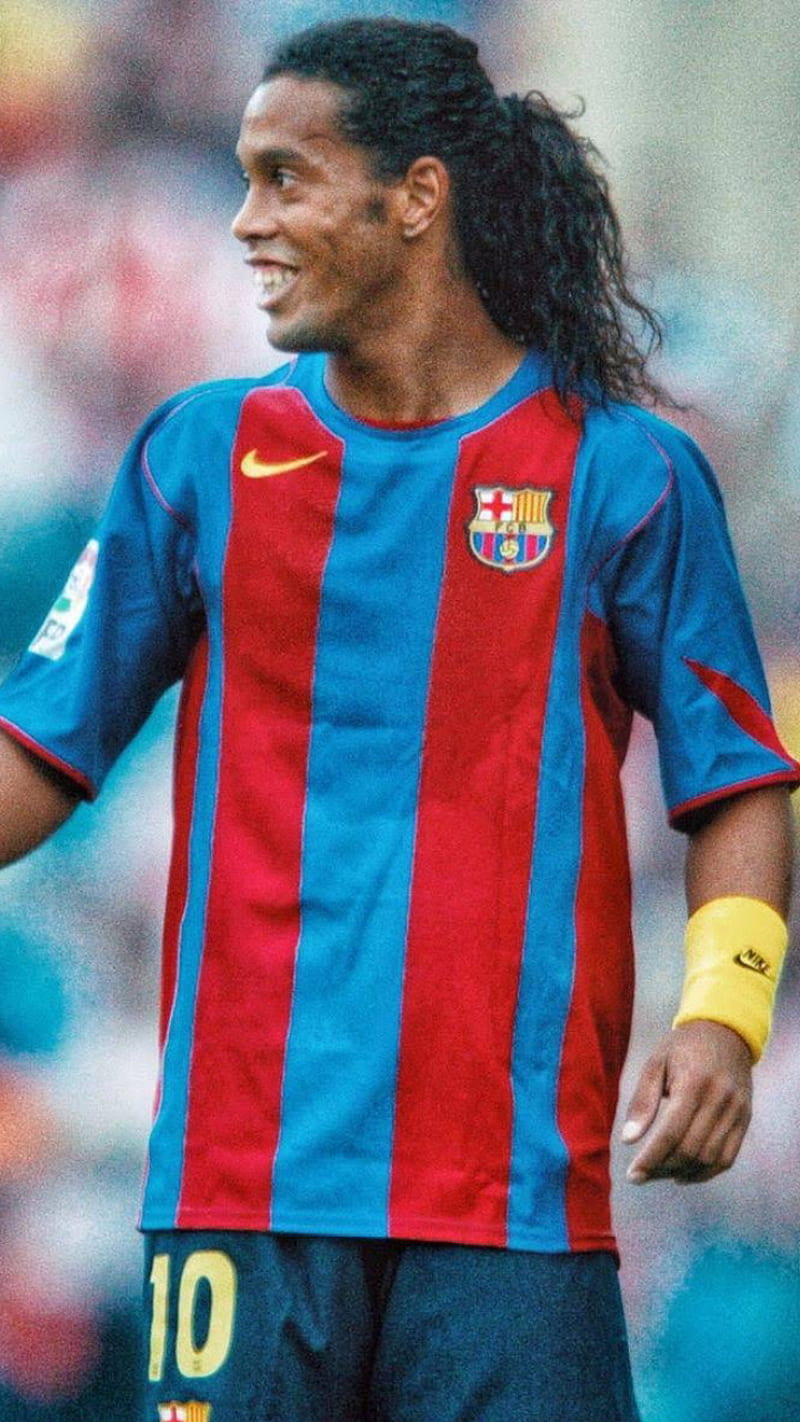 Ronaldinho, 10, barcelona, brazil, champions, fc, fcb, liga, nike, roni, HD phone wallpaper