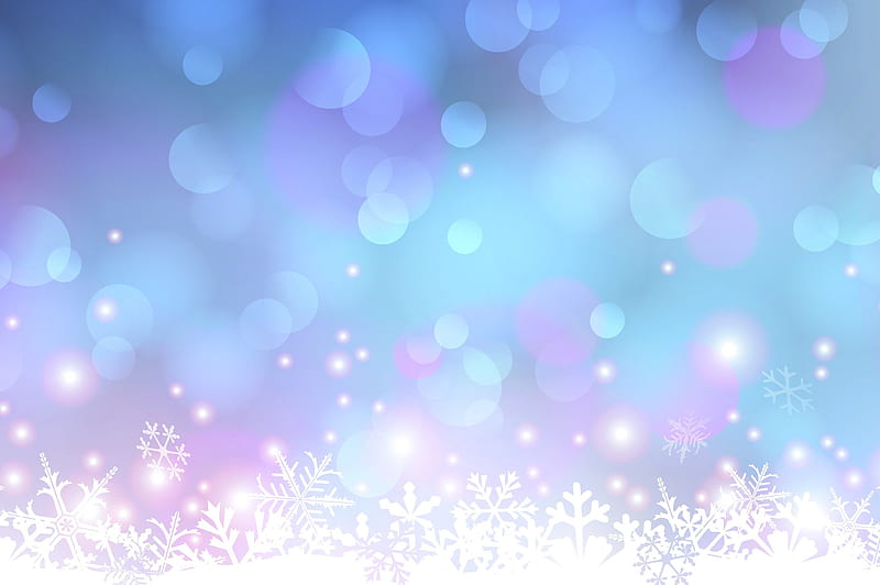 snow, snowflakes, glitter, sparkly, HD wallpaper