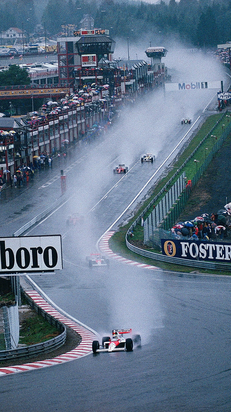 Senna SPA, ayrton senna, formula 1, HD phone wallpaper
