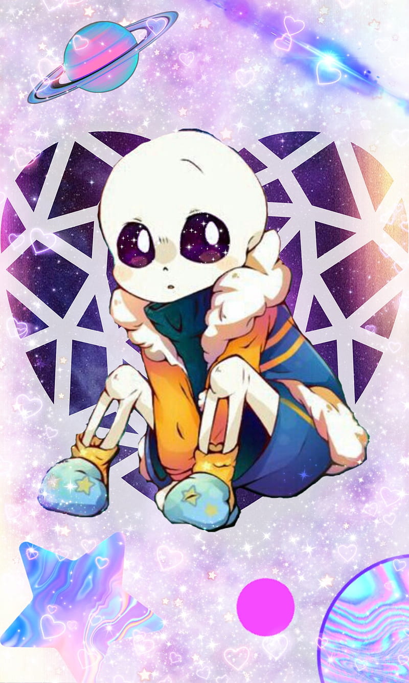 Outertale, outer sans, space, HD phone wallpaper