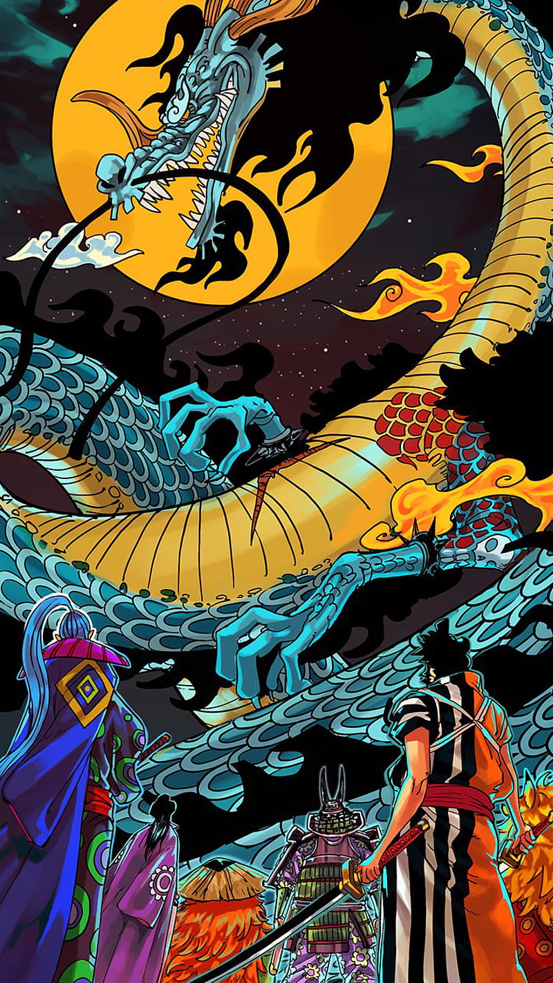 One Piece Kaido Dragon Colors in Anime style by Amanomoon on DeviantArt