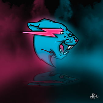 Download Mr Beast Dragon Logo Wallpaper