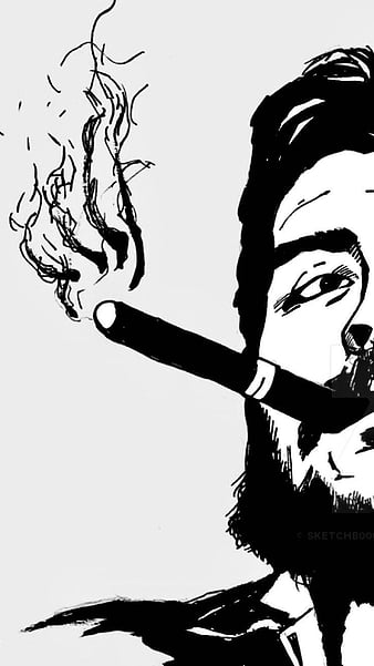 Smoking guy stock image Illustration of smoking cigarette  95875857