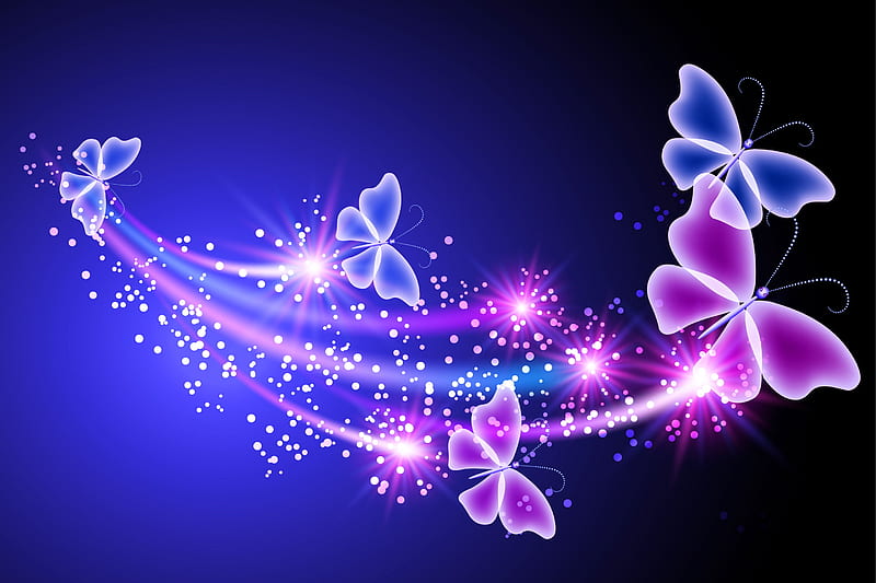 blue butterfly abstract backgrounds