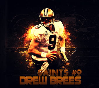 Download New Orleans Saints Number 9 Wallpaper