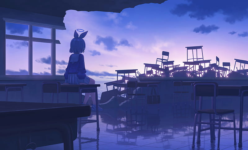 Blue Archive, blue-archive, anime-girl, anime, 2022-games, games, HD wallpaper