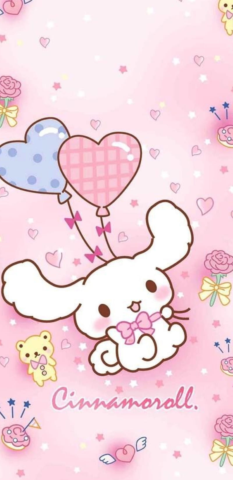 Balloon bunny, heart, balloon, bunny, cartoon, cute, HD phone wallpaper ...
