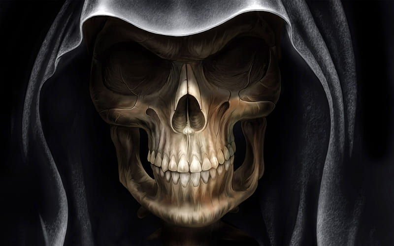 Demon Alien Devil Skull in jpg format for, Demon 3D, HD wallpaper