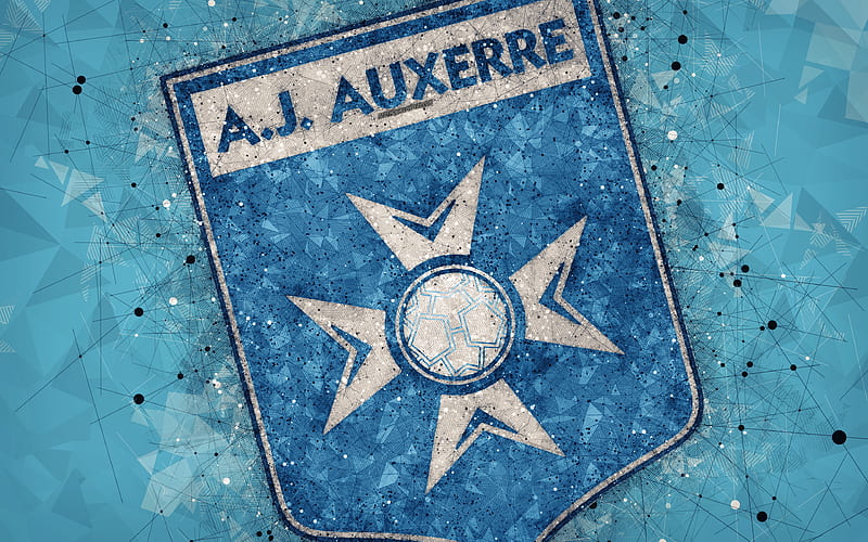 RC Strasbourg Alsace geometric art, French football club, creative art,  blue logo, HD wallpaper, Peakpx