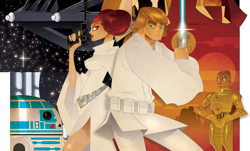 Princess Leia And Luke Skywalker Star Wars, princess-leia, luke-skywalker, star-wars, HD wallpaper