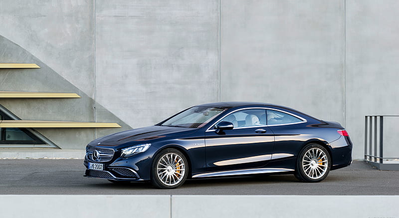 2015 Mercedes-Benz S65 AMG Coupe (Anthracite Blue) - Side , car, HD wallpaper