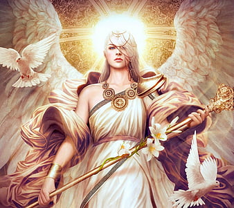 Archangel Raphael, christian, strength, rapheal, powerful, wings, male,  Heavenly, HD wallpaper | Peakpx
