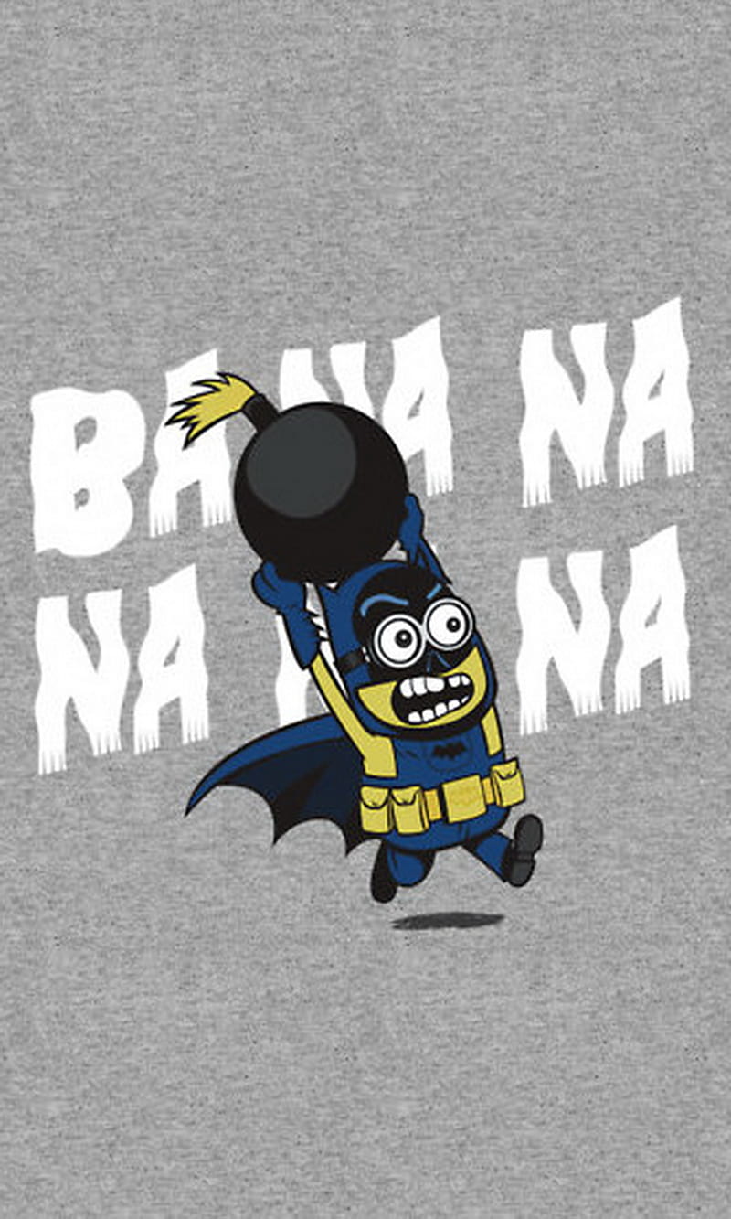 Batman Minion, banana, batman, bomb, despicable me, funny, minion, HD phone wallpaper