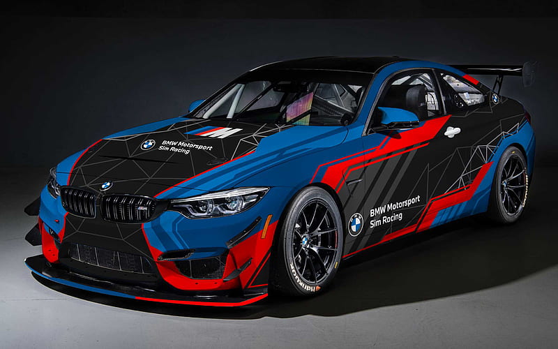BMW M4 GT4, 2021, exterior, front view, tuning M4, race car, BMW Motorsport, German sports cars, BMW, HD wallpaper