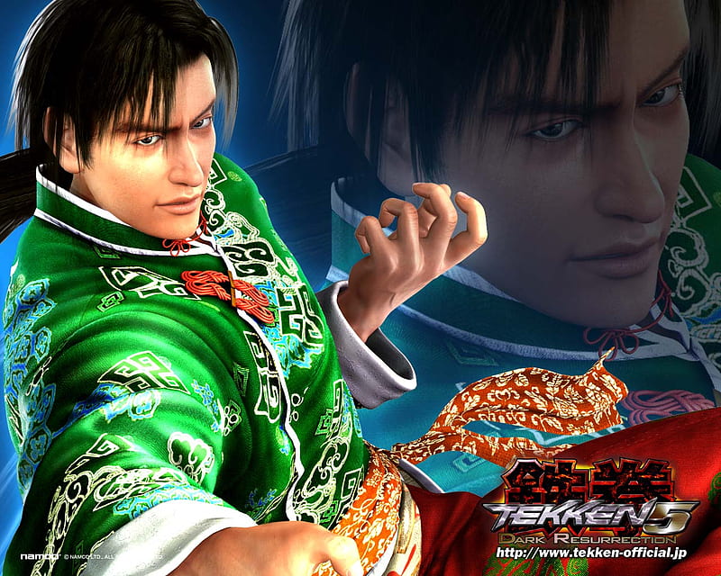 Lei Wulong, fighting, action, video game, tekken- dark resurrection, adventure, tekken 5, tekken, HD wallpaper