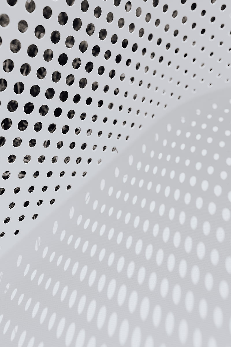 White and Black Polka Dot Textile, HD phone wallpaper