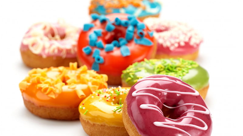 Colorful Sweet Donut Cara Membuat Donat, HD wallpaper