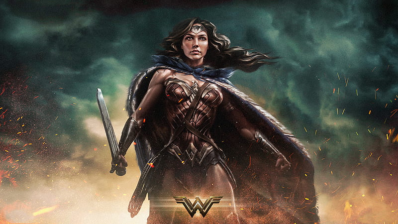 Wonder Woman 2 2019, wonder-woman-1984, wonder-woman-2, wonder-woman, movies, 2019-movies, gal-gadot, superheroes, artwork, digital-art, HD wallpaper