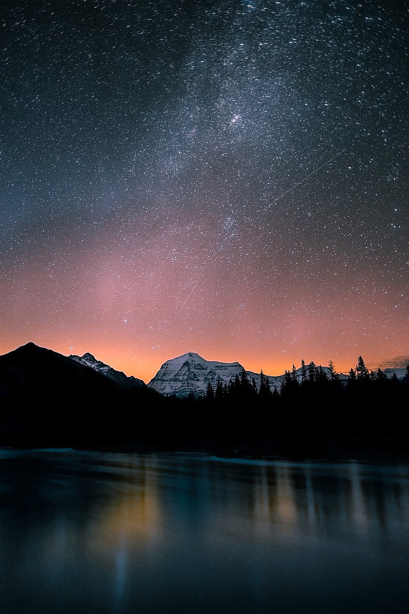 Star mountain, sky, stars, HD mobile wallpaper | Peakpx