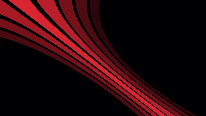 Red Wavy Lines Black Background Red And Black Aesthetic, HD wallpaper |  Peakpx