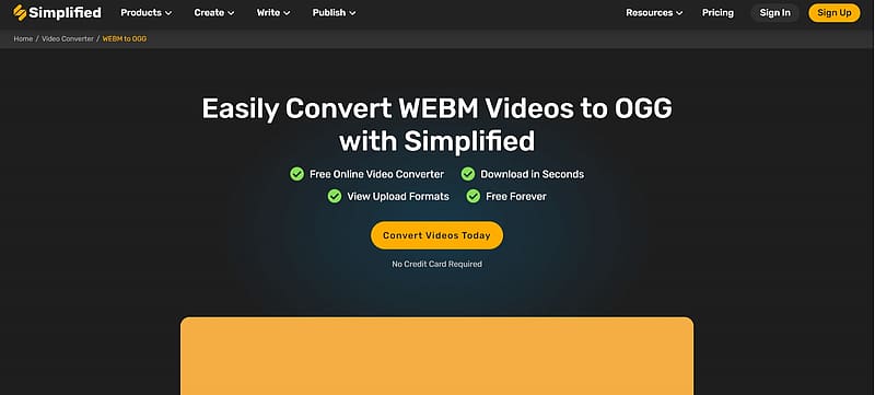 Simplified: Streamline Your Workflow - Easily Convert WEBM Videos to OGG with Simplified, webm to ogg converter, webm to ogg, convert webm to ogg, online webm to ogg converter, HD wallpaper